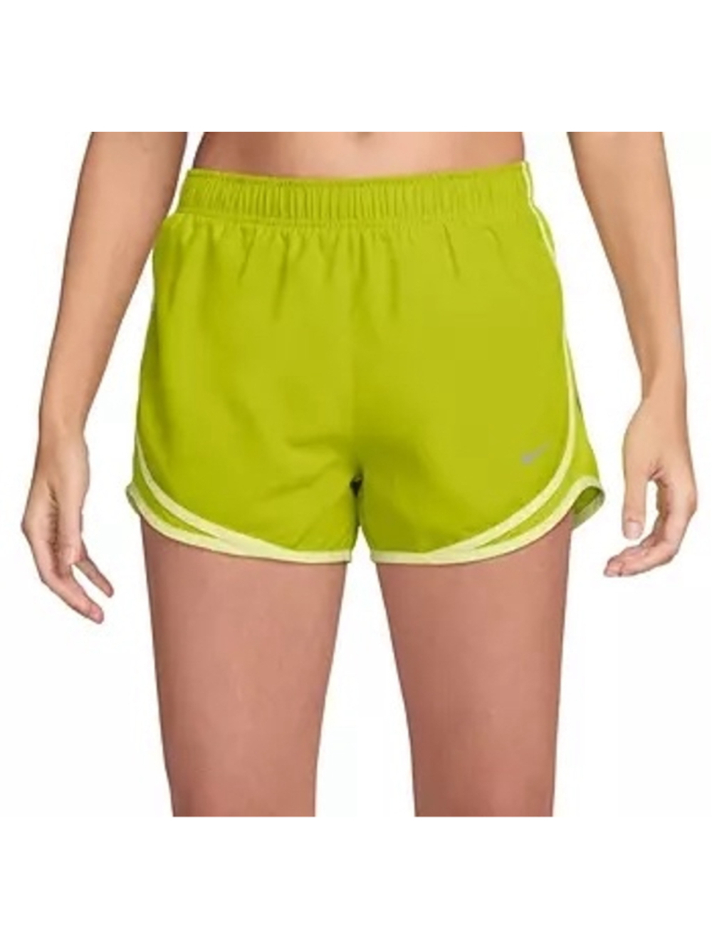 Women's Nike tempo brief lined Shorts, Size L, green Yellow ws80